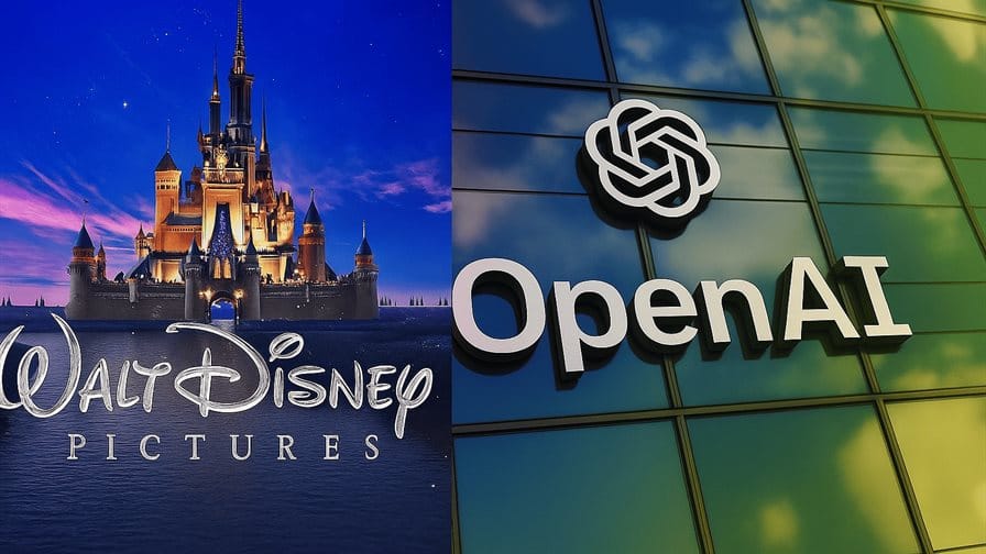 Acuerdo entre OpenAI y Disney, que permitirá usar sus personajes en la plataforma de IA Sora